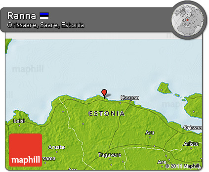Physical 3D Map of Ranna