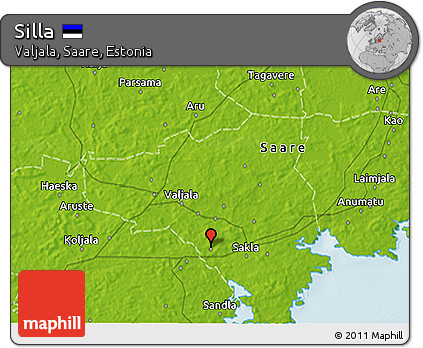 Physical 3D Map of Silla