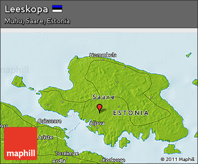 Physical 3D Map of Leeskopa