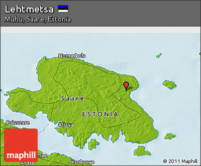 Physical 3D Map of Lehtmetsa