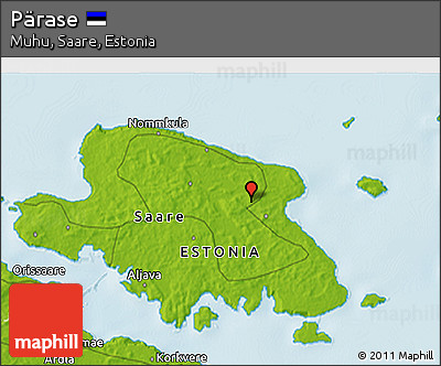 Physical 3D Map of Pärase