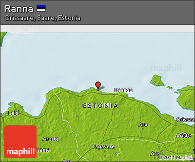 Physical 3D Map of Ranna