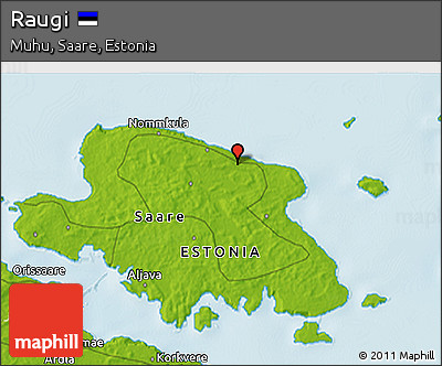 Physical 3D Map of Raugi