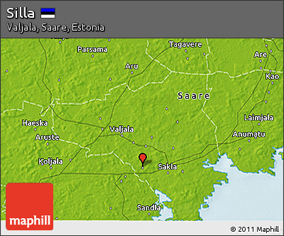 Physical 3D Map of Silla