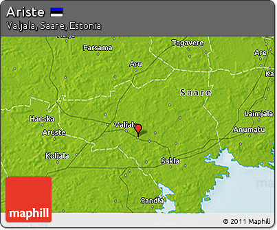 Physical 3D Map of Ariste
