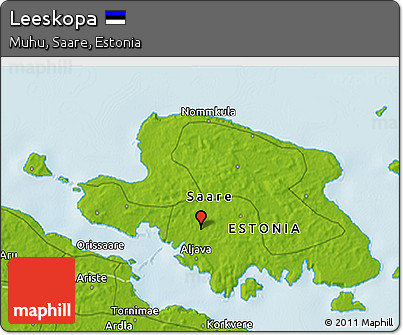 Physical 3D Map of Leeskopa