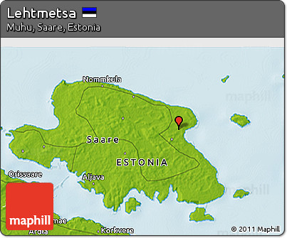 Physical 3D Map of Lehtmetsa