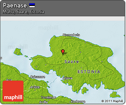 Physical 3D Map of Paenase