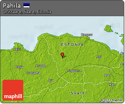 Physical 3D Map of Pahila