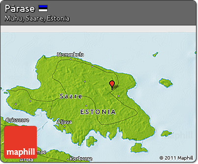 Physical 3D Map of Pärase