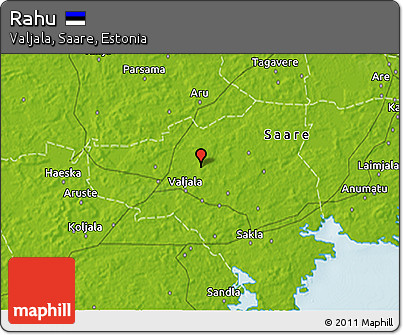 Physical 3D Map of Rahu