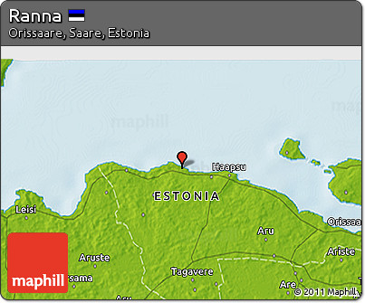 Physical 3D Map of Ranna