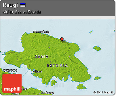 Physical 3D Map of Raugi