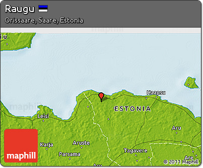 Physical 3D Map of Raugu