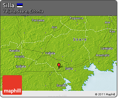 Physical 3D Map of Silla