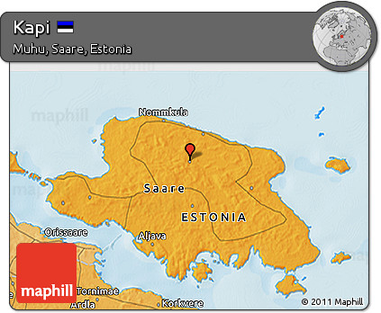 Political 3D Map of Kapi