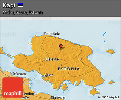 Political 3D Map of Kapi