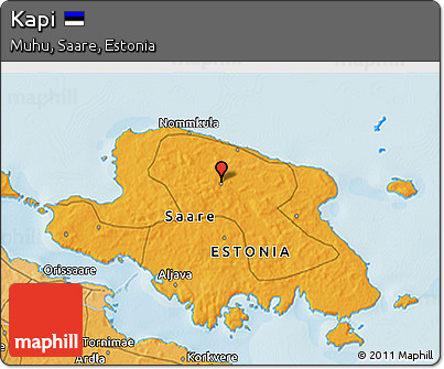 Political 3D Map of Kapi