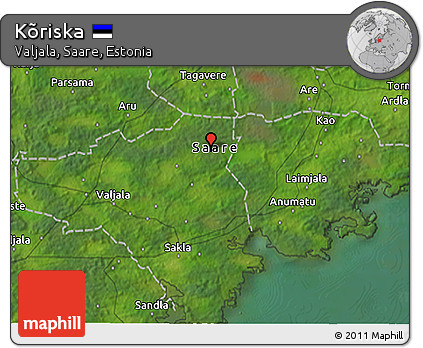 Satellite 3D Map of Kõriska
