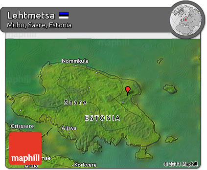 Satellite 3D Map of Lehtmetsa