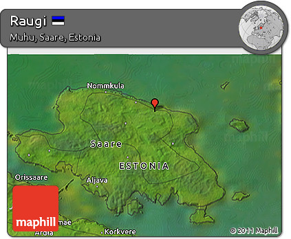 Satellite 3D Map of Raugi