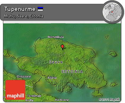 Satellite 3D Map of Tupenurme