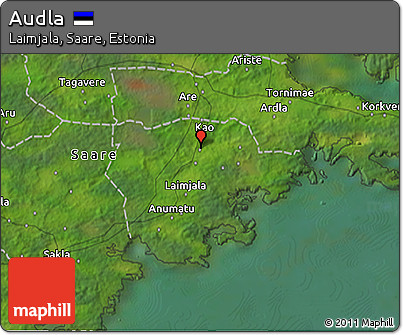 Satellite 3D Map of Audla