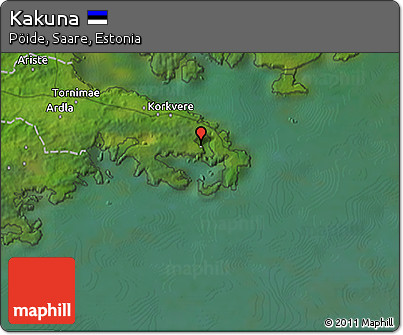Satellite 3D Map of Kakuna