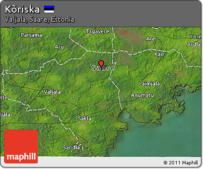 Satellite 3D Map of Kõriska