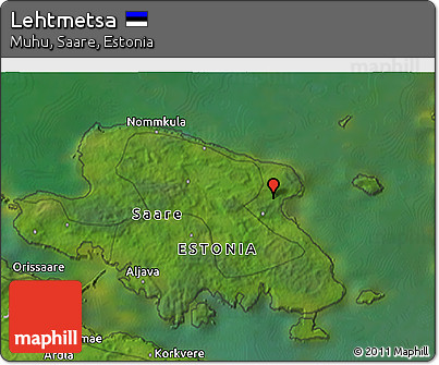 Satellite 3D Map of Lehtmetsa