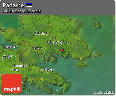 Satellite 3D Map of Pädaste