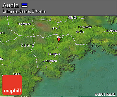 Satellite 3D Map of Audla