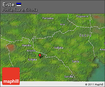 Satellite 3D Map of Eiste