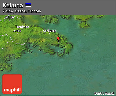 Satellite 3D Map of Kakuna
