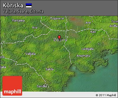 Satellite 3D Map of Kõriska