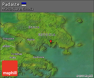 Satellite 3D Map of Pädaste
