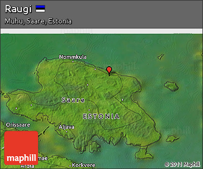 Satellite 3D Map of Raugi