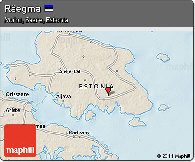 Shaded Relief 3D Map of Räegma