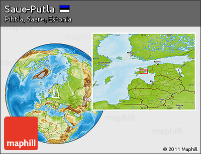 Physical Location Map of Saue-Putla