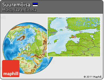 Physical Location Map of Suuremõisa