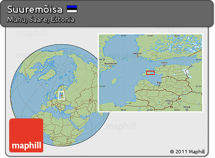 Savanna Style Location Map of Suuremõisa