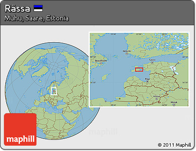 Savanna Style Location Map of Rässa