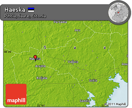 Physical Map of Haeska