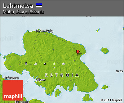Physical Map of Lehtmetsa