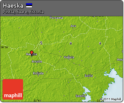 Physical Map of Haeska