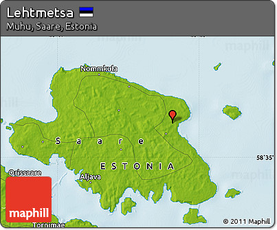 Physical Map of Lehtmetsa