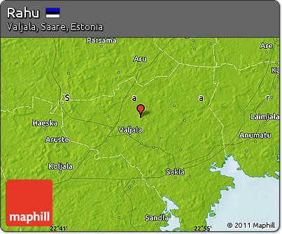Physical Map of Rahu