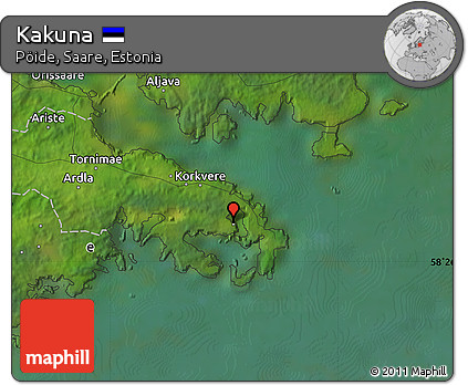 Satellite Map of Kakuna