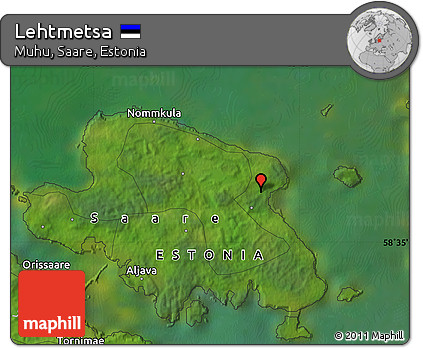 Satellite Map of Lehtmetsa