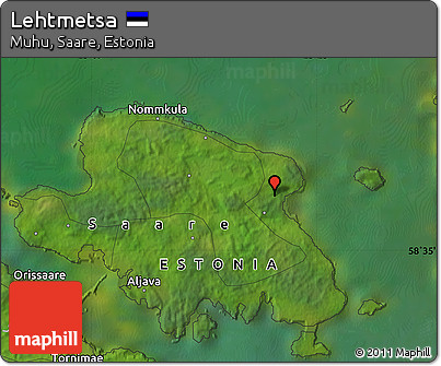 Satellite Map of Lehtmetsa